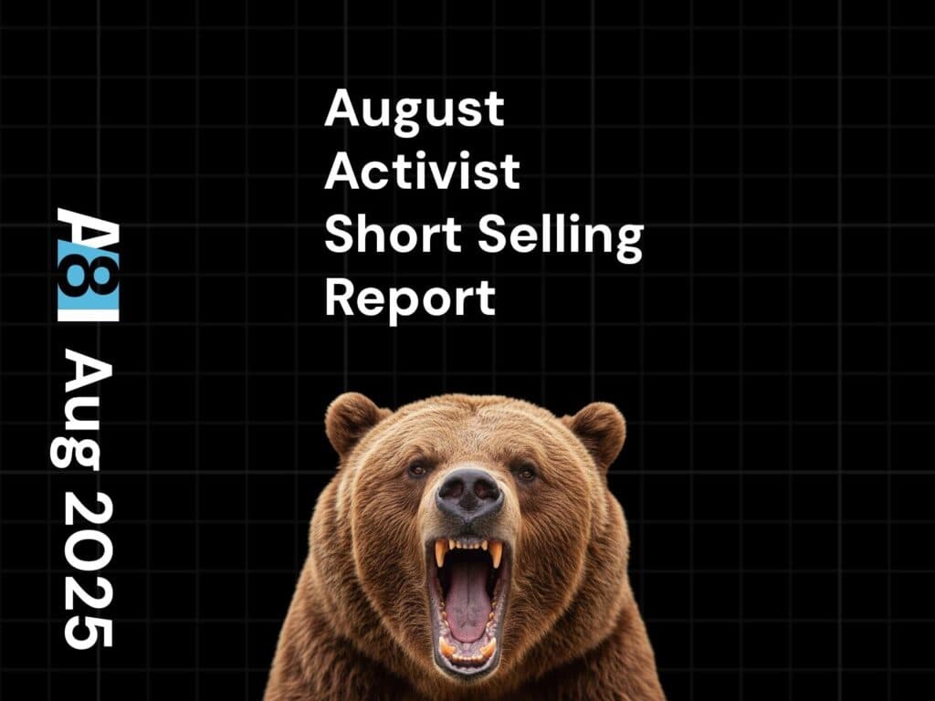 August 2025 Activist Short Selling Recap